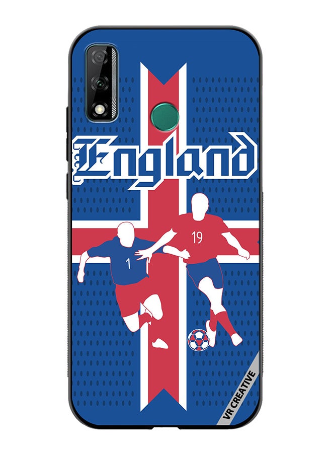 VR CREATIVE Protective Case Cover For Huawei Y8s Sports Soccer Football England Design Multicolour - Image 1