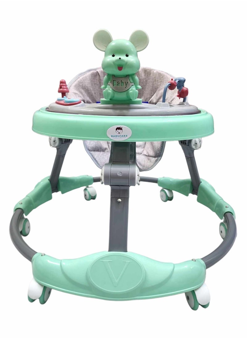BABYCARA Baby Walker Multifunctional Anti-Rollover Anti-O Folding 6-18 Months  - Image 2