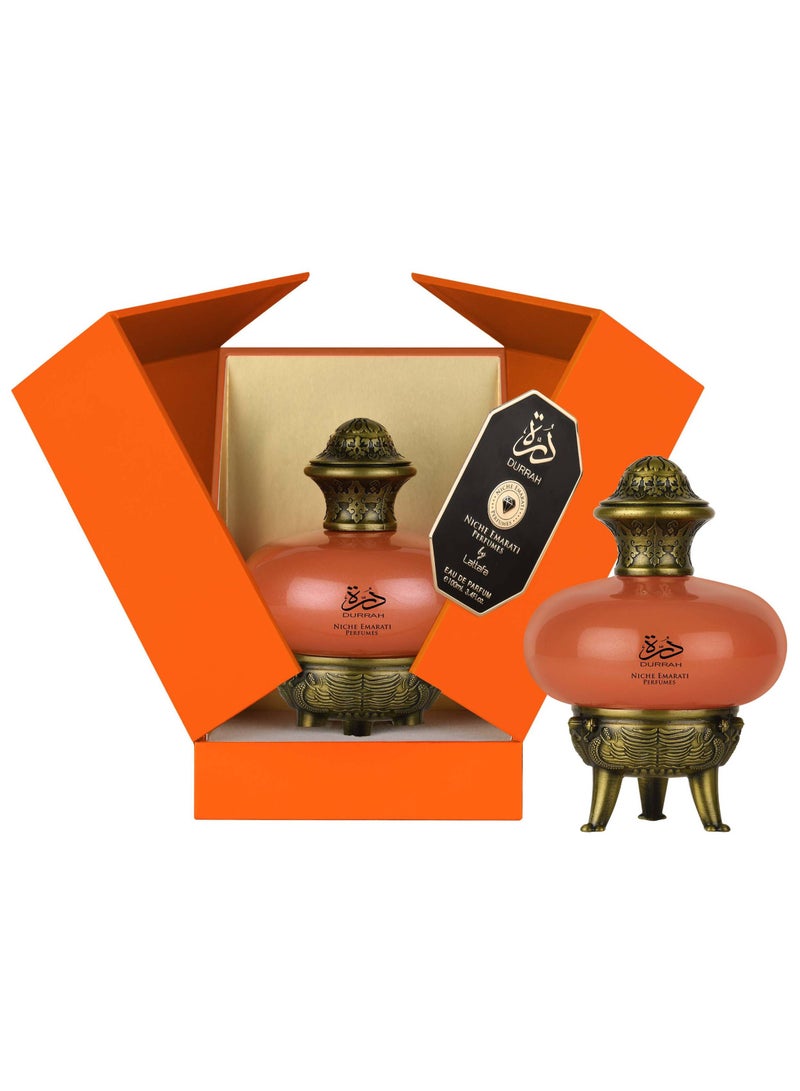 Lattafa NICHE EMARATI DURRAH Eau de Parfum for Unisex - 100ml | Elegant and Enchanting Fragrance - Image 2