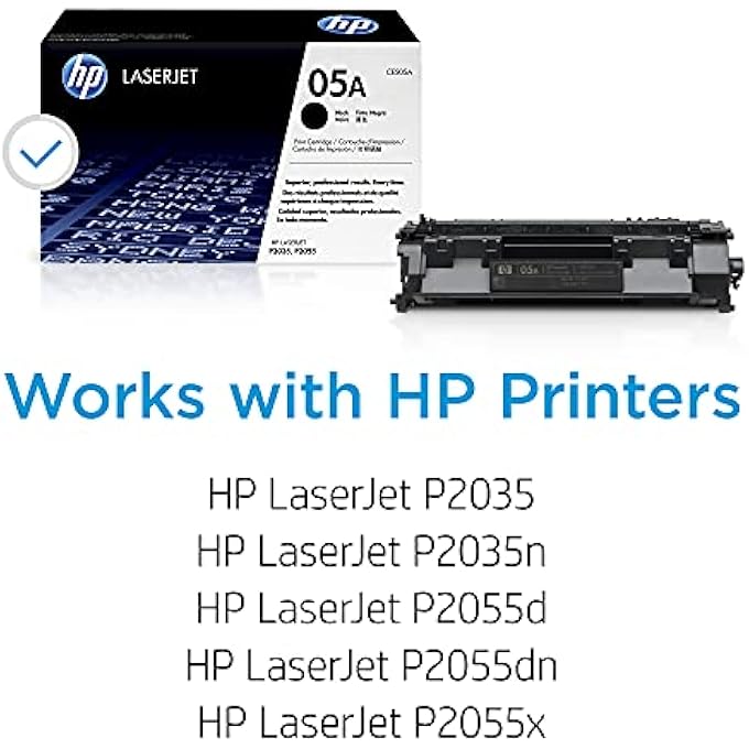 05A HEWLETT PACKARD ORIGINAL LASERJET COLOR SPHERE TONER CARTRIDGE, BLACK - CE505A - Image 3