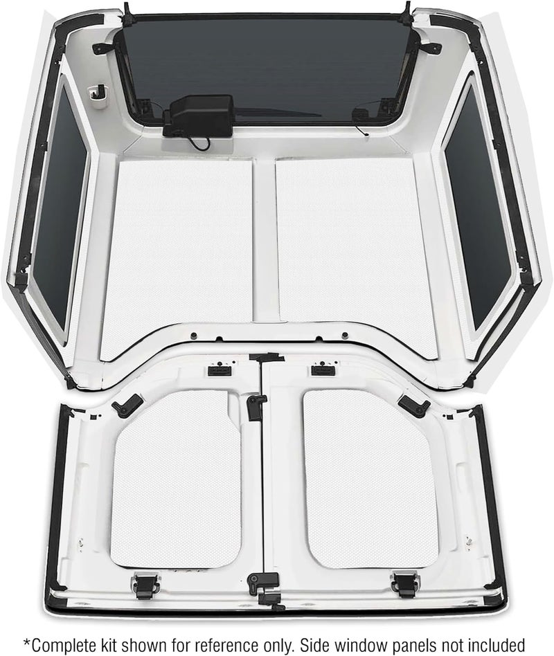 Design Engineering 050142 Boom Mat White Sound Deadening Headliner for 2-Door Jeep Wrangler JK (2011-2018) - Image 2