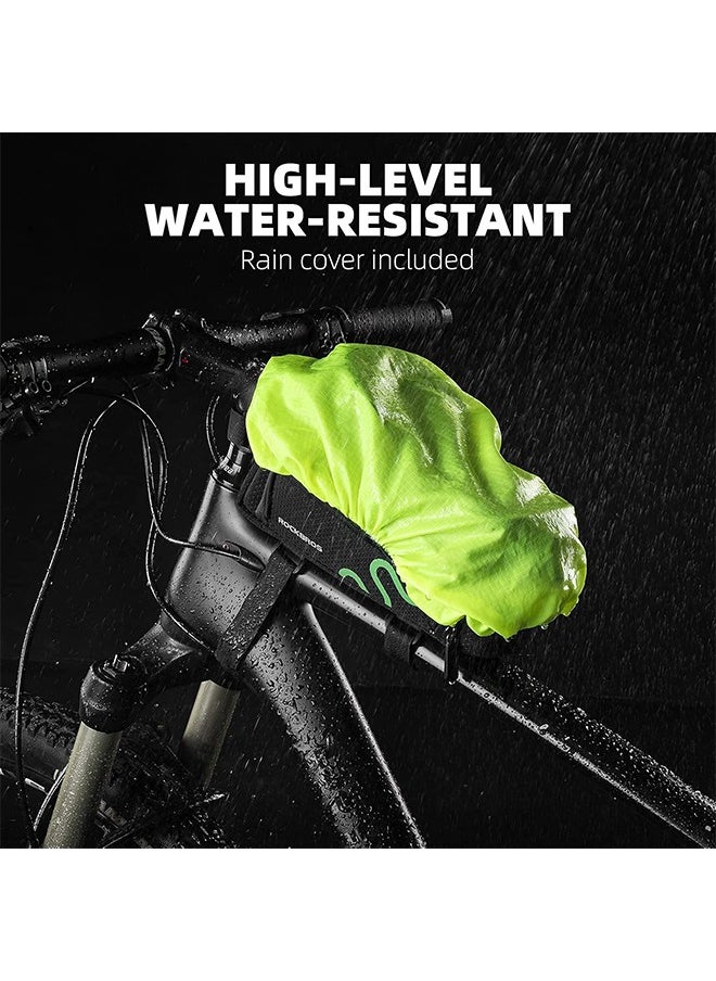 Rockbros - Bike Frame Bag Bike Phone Mount Bag Bicycle Phone Holder With Side Bags Bike Top Tube Bag For Cycling Mountain Road Bike Pouch Accessories Storage Bag - Image 1