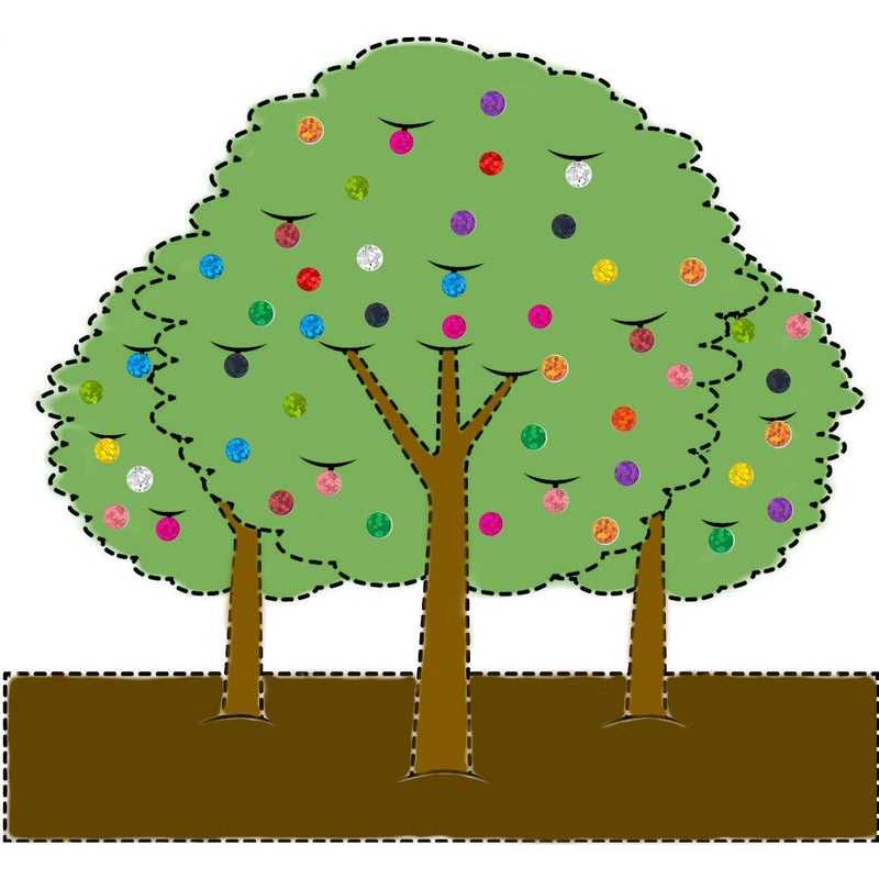 ZYYC 2530 Pcs Color Coding Labels - Sparkle Dot Stickers, Mini Round Dot Labels - Image 5