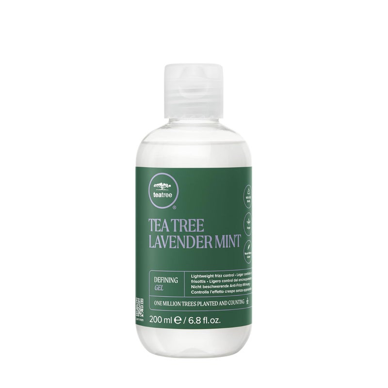 Tea Tree Lavender Mint Defining Gel, Lightweight Frizz Control, For Coarse, Curly + Dry Hair, 6.8 fl. oz - Image 1