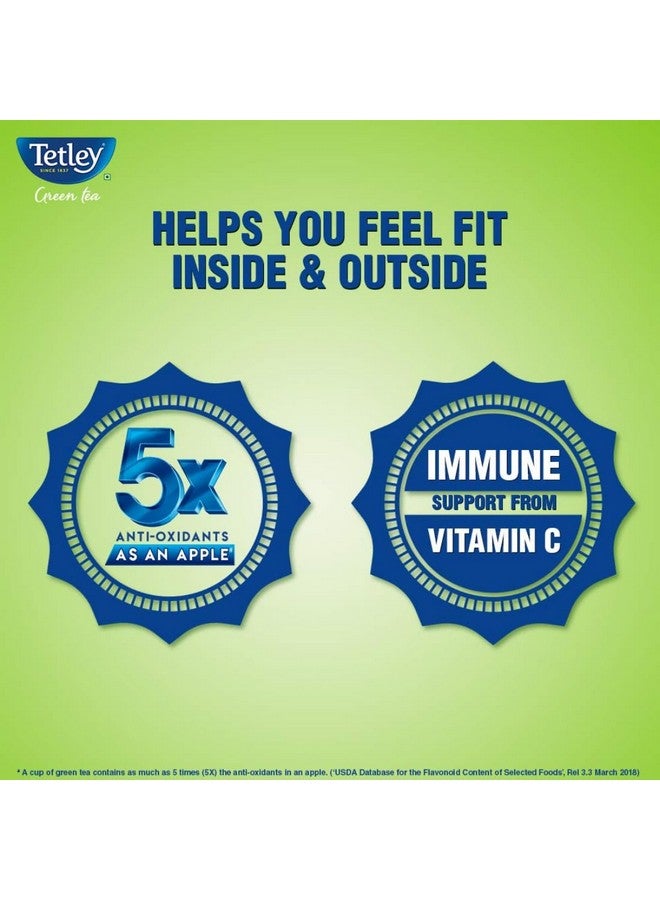 Tetley Tetley Green Tea Immune, With Added Vitamin C, Ginger, Mint & Lemon, 100 Tea Bags, 1.4gx100  - Image 5
