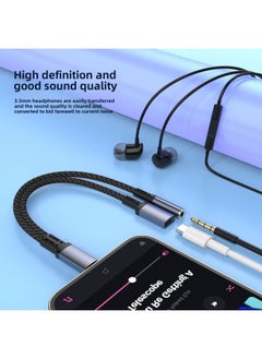 Generic C100 Break Headset Adapter 13 Live Call Audio Six-in-One Adapter Lightning To 3.5mm-Interface Form:C100 Cracked Version Call, Live Broadcast. Charging. Excellent Shield  - Image 2