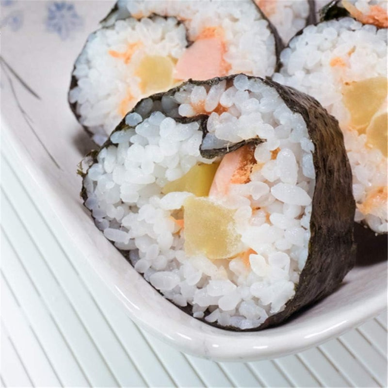 klarako Kitchen Sushi Rolling Mat Non Stick Sushi Making Kit Sushi Rolling Maker Homemade DIY Sushi Plate Mat Large 2pcs - Image 5