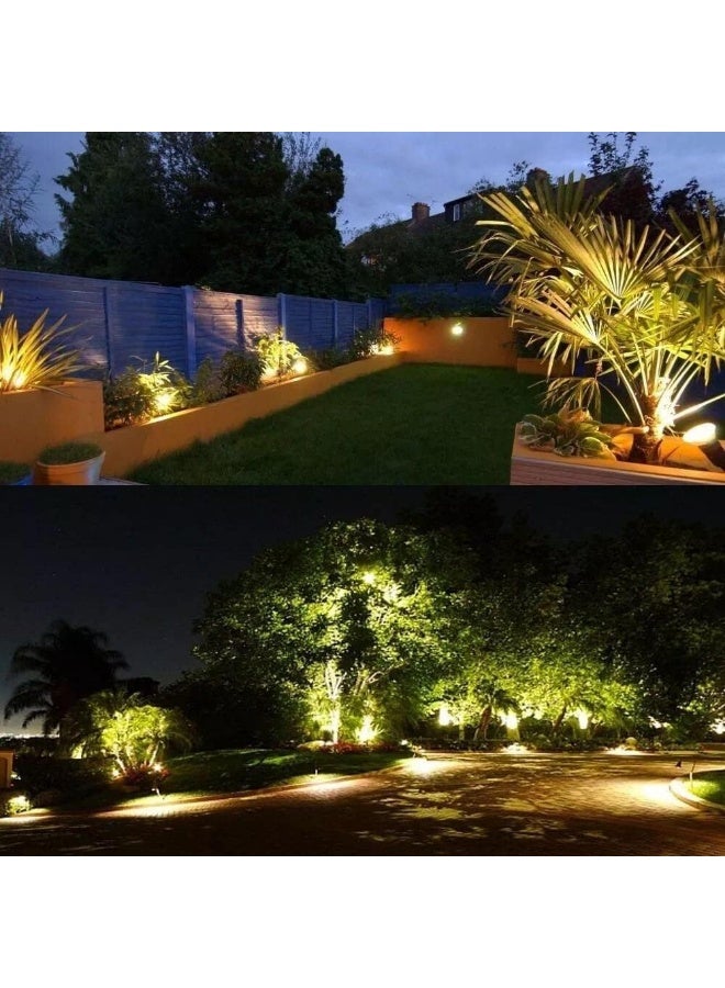 PRIME SOLE 4 Pack LED Garden Spike Lights Outdoor Waterproof Landscape Spotlights for Lawn Pathway Yard Tree Uplighting Energy Saving Decorative Garden Lights Weather Resistant Outdoor Lighting - Image 4