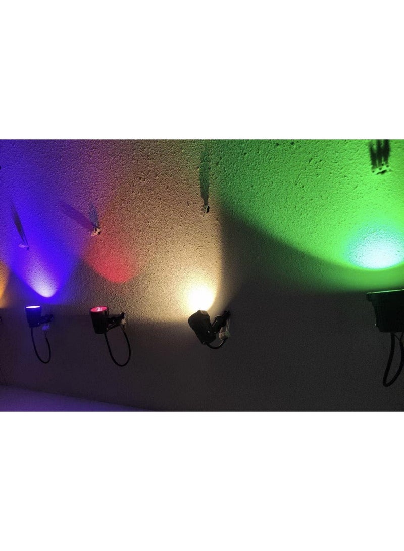 PRIME SOLE 4 Pack LED Garden Spike Lights Outdoor Waterproof Landscape Spotlights for Lawn Pathway Yard Tree Uplighting Energy Saving Decorative Garden Lights Weather Resistant Outdoor Lighting - Image 3