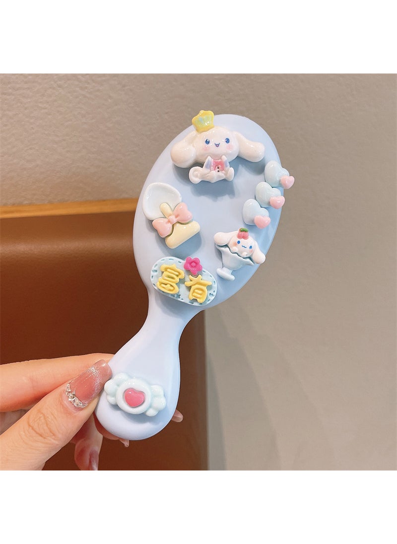 Generic Kids Cushion Massage Comb Sanrio 10#Blue cinnamon dog B 