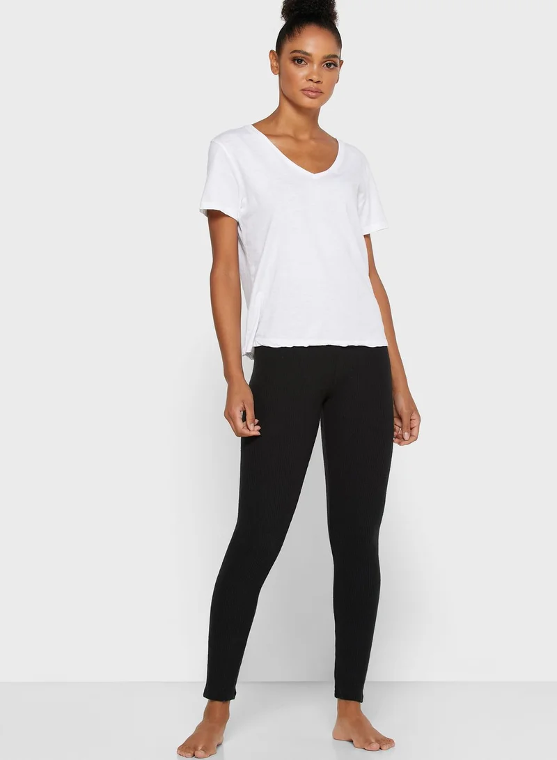 FOREVER 21 High Waist Tights
