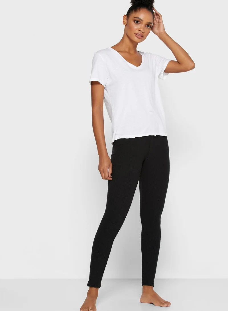 FOREVER 21 High Waist Tights
