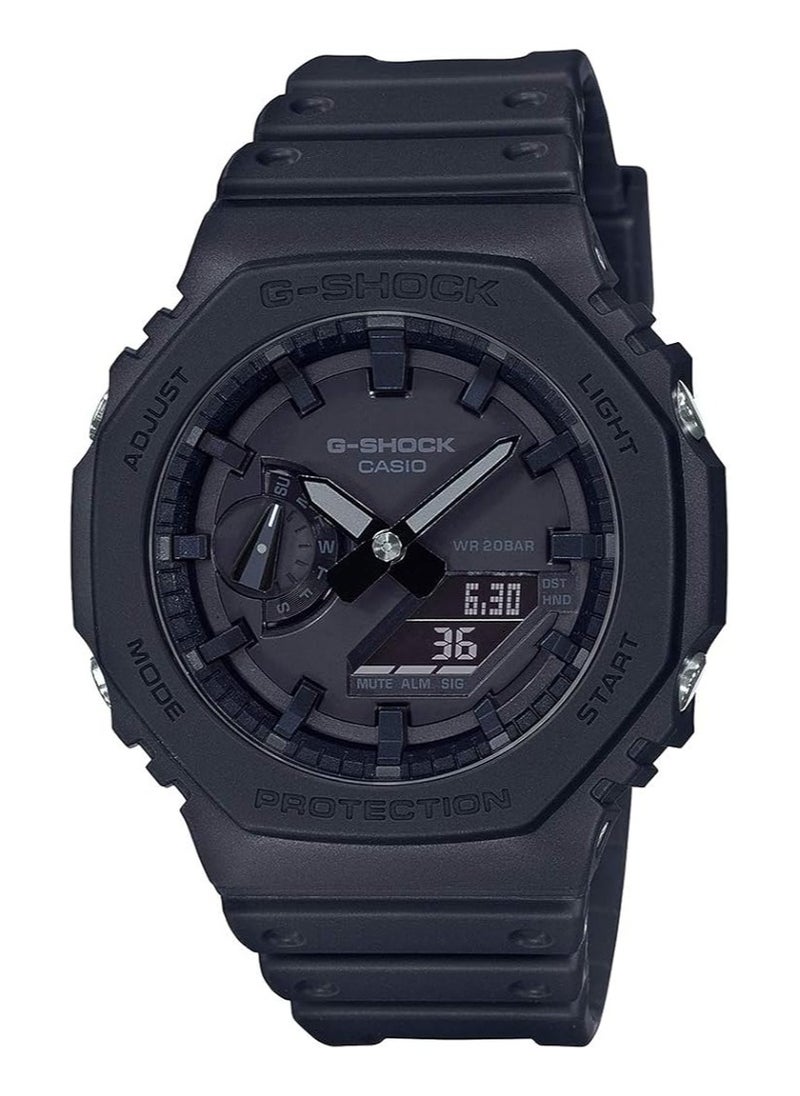 CASIO Casio G-Shock GA-2100-1A1DR Resin Band Analog-Digital Watch for Men - Black  - Image 1