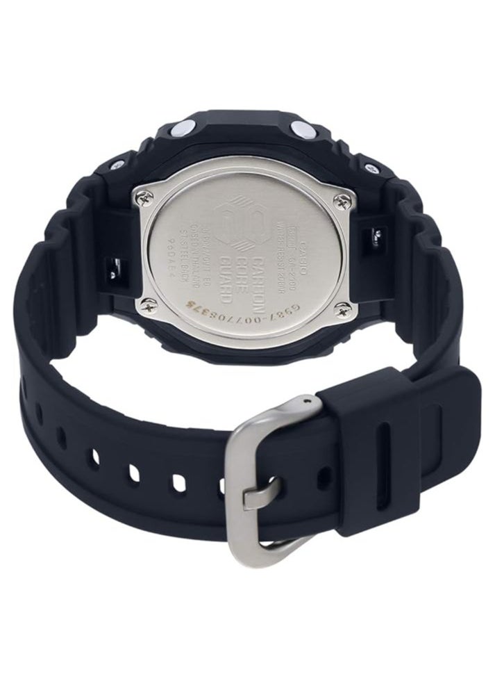 CASIO Casio G-Shock GA-2100-1A1DR Resin Band Analog-Digital Watch for Men - Black  - Image 4