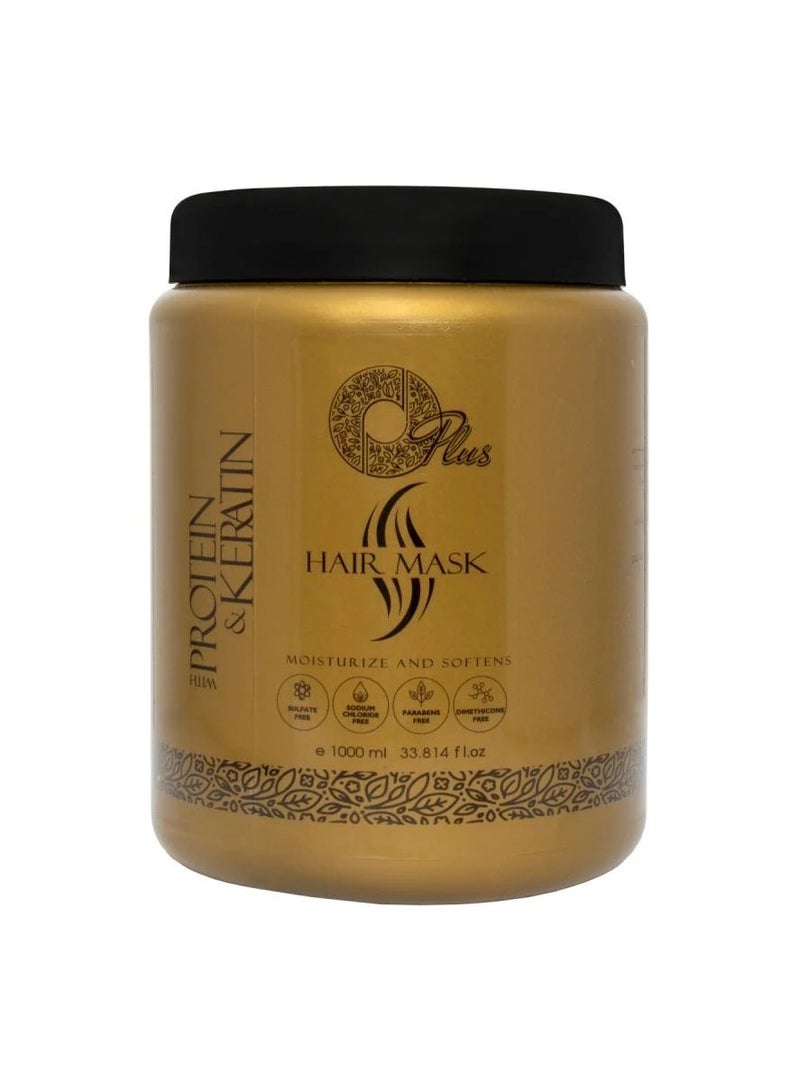 Oplus hair mask and hair oil bath with natural oils 1000 ml - Image 1