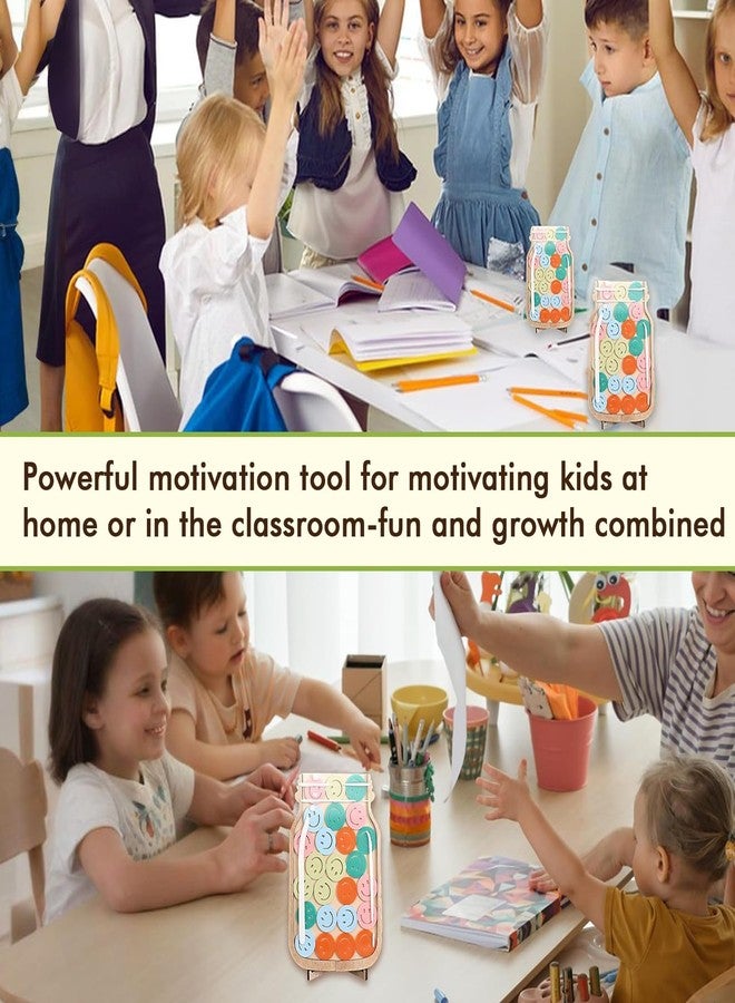 Could Spark Reward Jar for Kids 25 Tokens Smiley Face Class Reward Jar Compliment Jar for Classroom Home Back to School Gifts for Students - Image 5