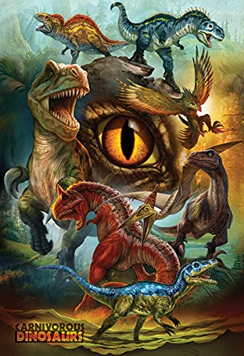 EuroGraphics 6100-0359 Carnivorous Dinosaurs 100-Piece Puzzle - Image 2