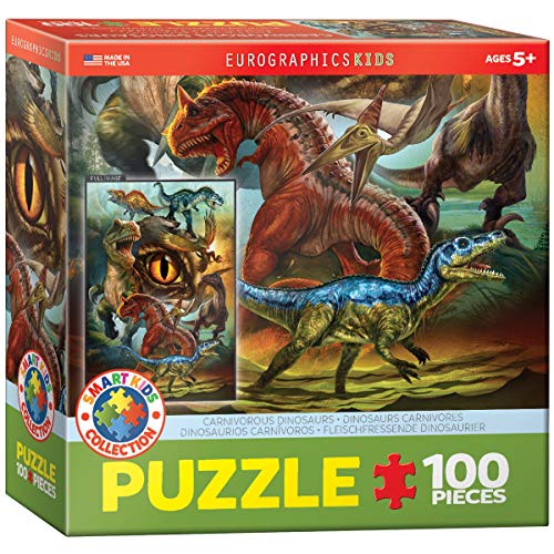 EuroGraphics 6100-0359 Carnivorous Dinosaurs 100-Piece Puzzle - Image 3