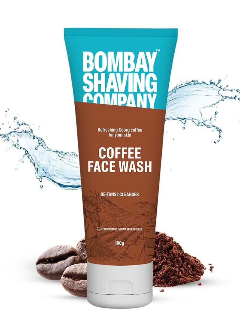 BOMBAY SHAVING COMPANY Coffee Face Wash for Men & Women - Deep-Cleanses, De-Tans & Blackhead Removal | Made in India  - Image 1