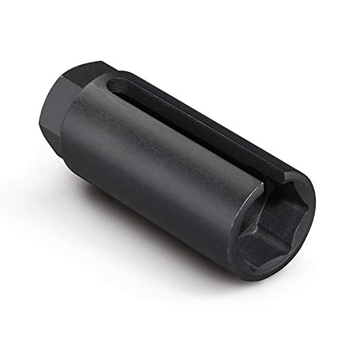Apeixoto Oxygen Sensor Socket with Side Wire Cutout 3/8” Inch Drive x 7/8” (22mm) fits All Vehicle O2 Removal and Installation Offset Oxygen Sensor Socket - Image 1