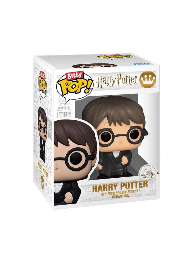 Funko Bitty POP HP GOF - Harry, 4-Pack and A Surprise Mystery Mini Figure - 0.9 Inch (2.2 Cm) - Harry Potter Collectable - Stackable Display Shelf Included - Gift Idea - Party Bags Stocking - Image 3
