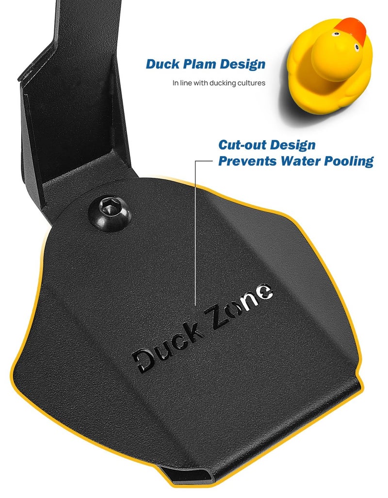 JOYTUTUS Duck Landing Pad Compatible with Wrangler JK JL Gladiator JT, 2007-2025 Wrangler Duck Holder Outside Mirrors Mount with Bottle Opener - Image 5