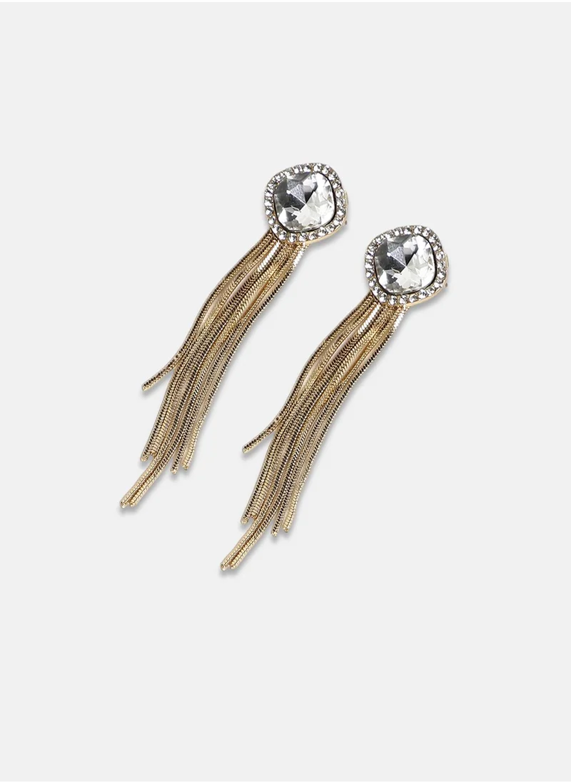 SOHI The Curtain Drop Earrings
