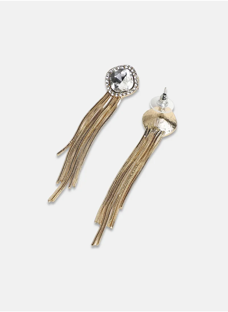 SOHI The Curtain Drop Earrings