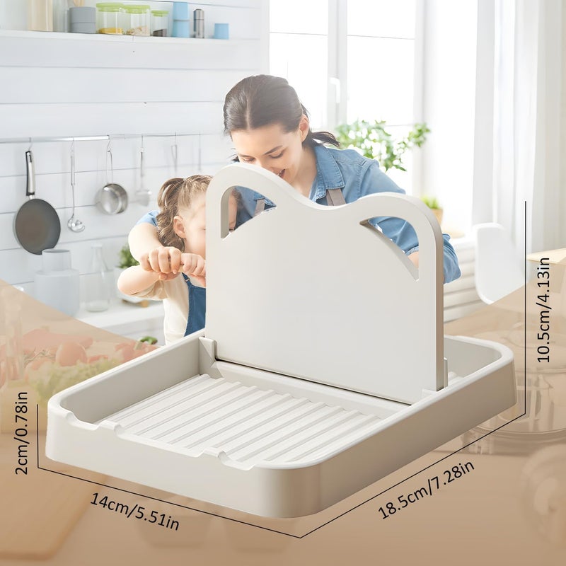 TORMEN Spoon Rest with Lid Holder, Foldable Kitchen Utensil Rest for Countertop, Heat-Resistant and Non-Slip Spoon Holder for Spatula, Ladle, Pot Lid, Cooking Accessories - Image 5