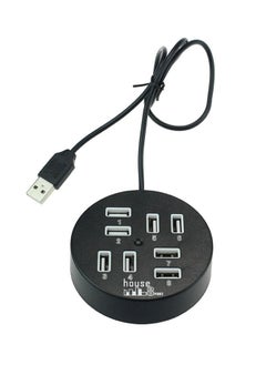نيبمينينت موزع بـ8 منافذ USB أسود 
