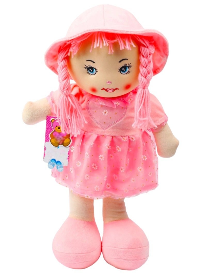 صندوق العاب دمية ناعمة للبنات، دمية محشوة للطفل الأول، دمية نوم وعناق، لعبة أطفال - 50 سم - Image 3