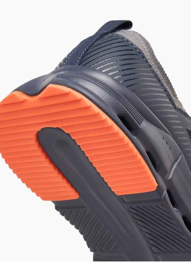 Kappa Boys Colourblock Sports Shoes With Lace-Up Closure  - Image 5