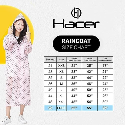 HACER EVA Raincoat with Hood Transparent Water Resistant Rainwear Bike Rainsuit for Men & Women (Universal, Random) - Image 2