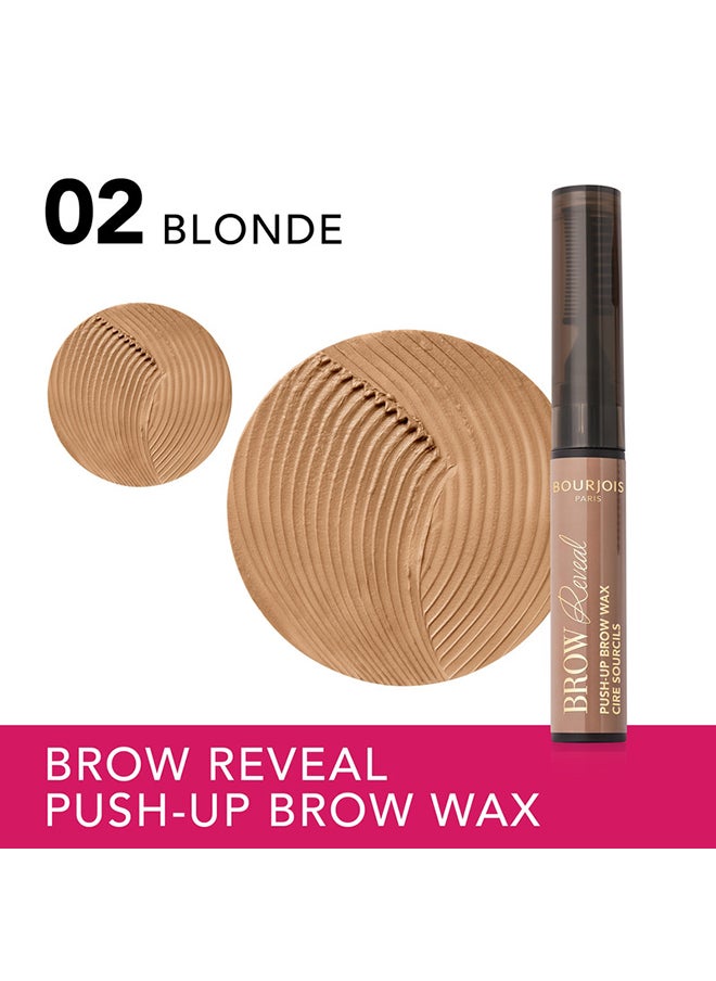 BOURJOIS PARIS شمع تصفيف الحواجب براو ريفيل بوش أب - 02 - أشقر، 6 مل  - Image 2