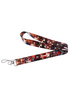 Generic Genshin Hu Tao Neck Strap Lanyard ID Credit Card Pass Lanyard, for Mobile Phone And U disk Neck Strap Keychain Soft Fabric Lanyard  - Image 4