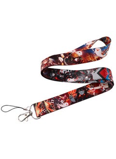 Generic Genshin Hu Tao Neck Strap Lanyard ID Credit Card Pass Lanyard, for Mobile Phone And U disk Neck Strap Keychain Soft Fabric Lanyard  - Image 3