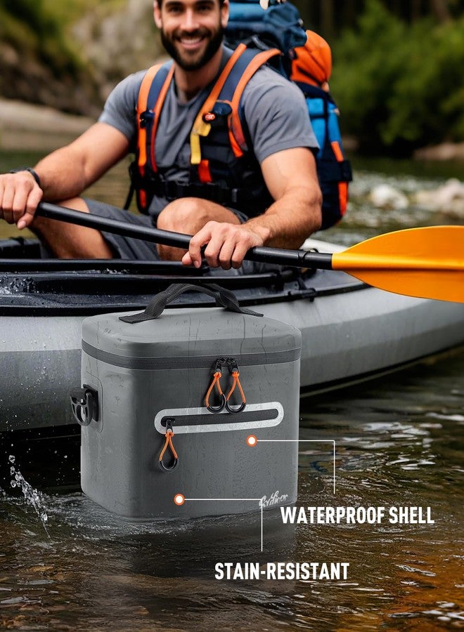Sydioor Soft-Sided Cooler Bag, 10/20/32 Can Portable Ice Chest Box, Waterproof, Leak-Proof, Insulated Cooler for Lunch, Beach, Drink, Beverage, Travel, Camping, Picnic - Image 5