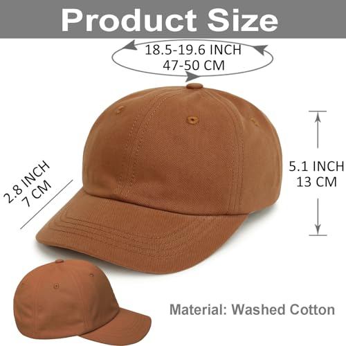 Beieverluck 4 Pieces Toddler Baseball Hats Kid Baseball Cap Washed Cotton Adjustable Toddler Cap for Boys Girls (Color 5) - Image 2