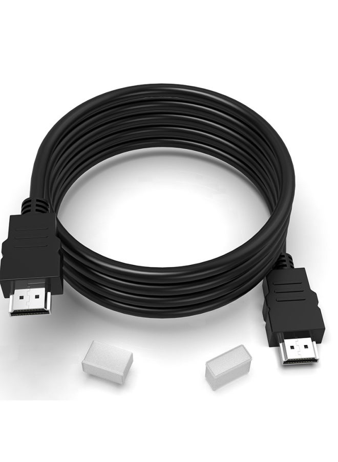 Hdmi Line Computer Cable 4K2.0 Version TV Set-top Box Monitor Projector Hd Line Hdmi Line-Color:14 1 Black 1080P-Line Length:1 M - Image 1