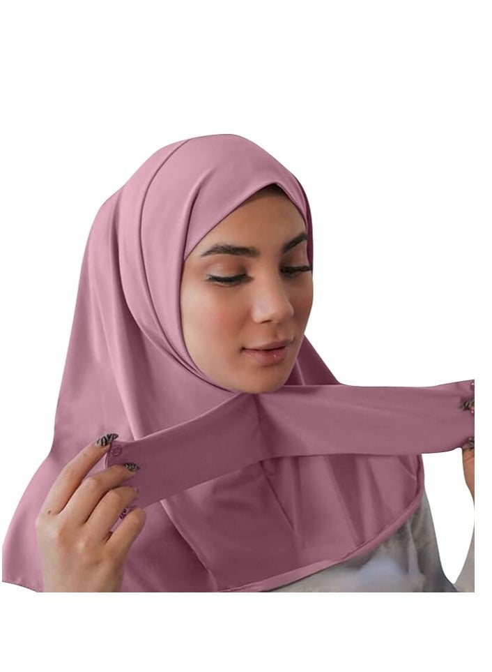 SYNSYB Muslim Hijab for Women - Premium Quality Hijab Scarf for Women made up of 100% Stretchable Polyester - Image 3