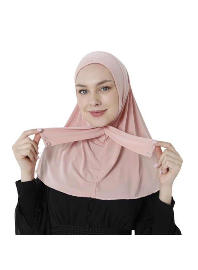SYNSYB Muslim Hijab for Women - Premium Quality Hijab Scarf for Women made up of 100% Stretchable Polyester - Image 2