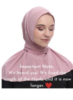 SYNSYB Muslim Hijab for Women - Premium Quality Hijab Scarf for Women made up of 100% Stretchable Polyester  - Image 2