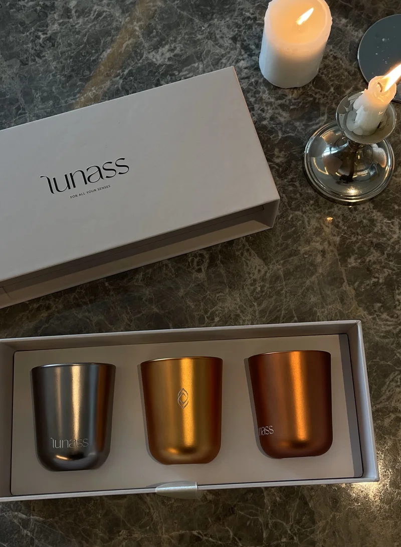 Lunass Layali candle trio