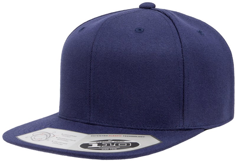 Flexfit Men's 110 Classic Snapback, Navy, XX-Large
