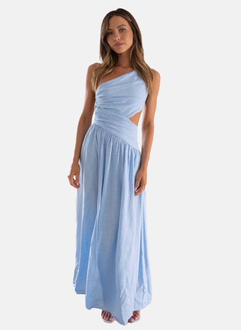 يونيكي فستان ماكسي بكتف واحد - Image 4