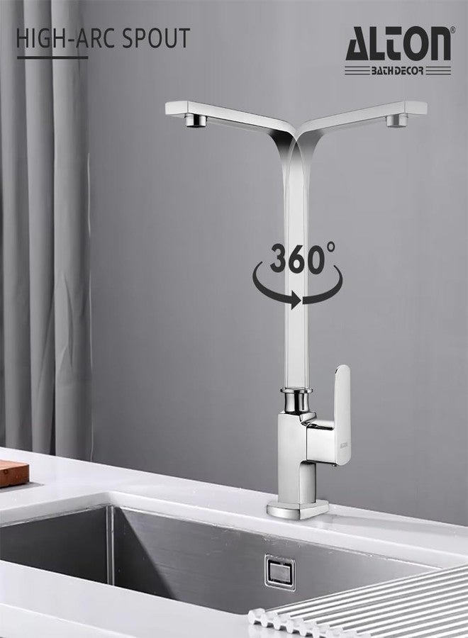 ALTON QDR5555, Swan Neck with 360 Degree Swivel Spout | Kitchen Sink Tap | Kitchen Faucet | Tap for Kitchen Sink | Taps | Wash Basin Tap | Pillar Tap - Image 4