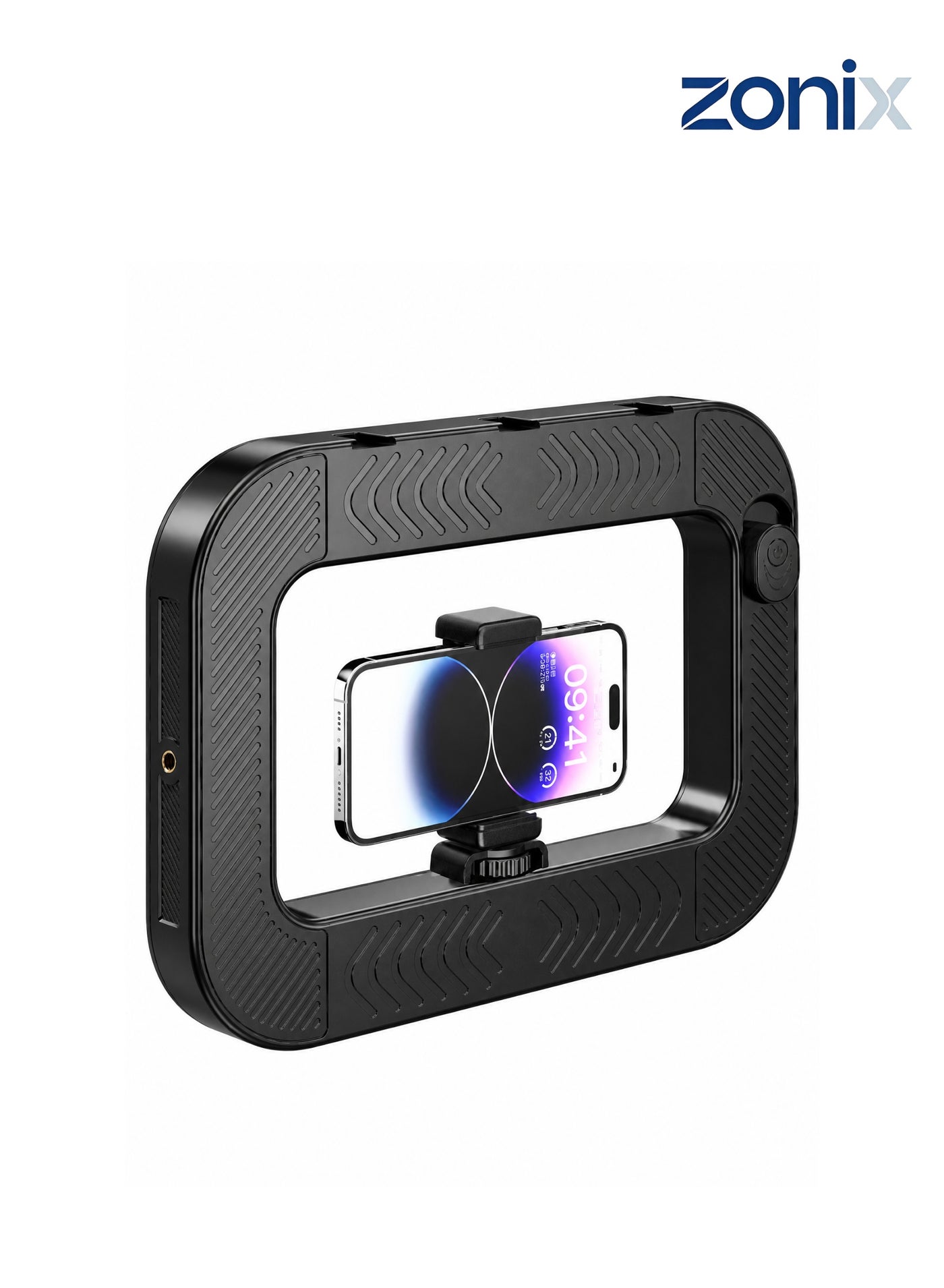 Ring Light Video Panel & Selfie Light with Full Color RGB, 48 FX Modes & Bluetooth Control - Portable Studio Lighting for Content Creation, Smartphone Camera, TikTok Live Streaming, YouTube Vlogging, Video Conference, Makeup Photography