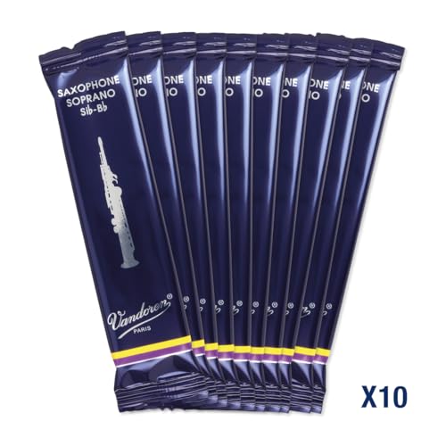Vandoren SR204 Soprano Sax Traditional Reeds Strength 4; Box of 10 - Image 3