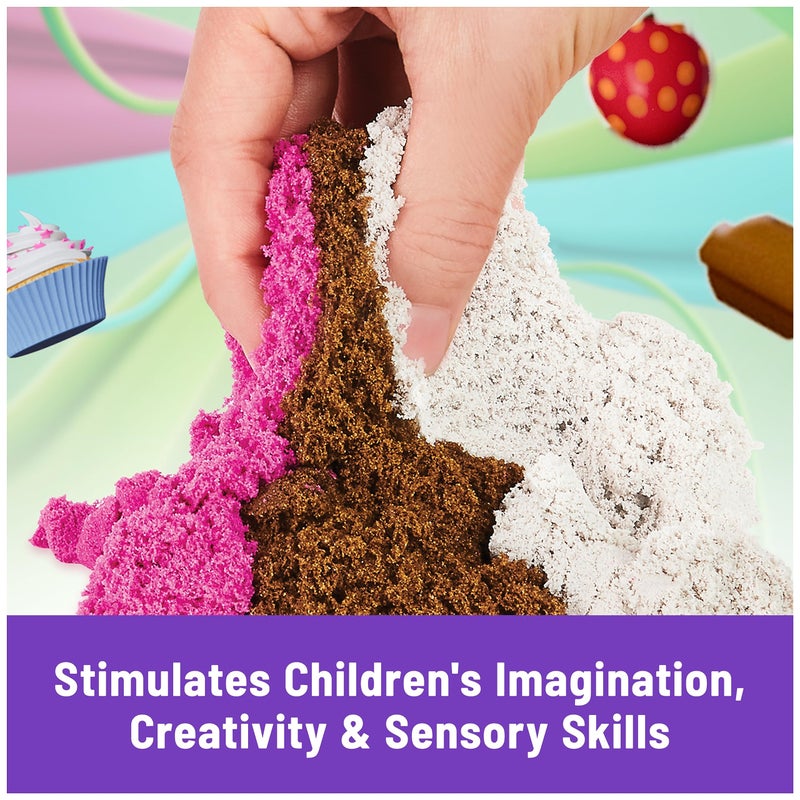 Kinetic Sand Scents, Ice Cream Treats Playset with 3 Colors Scented Play Sand & 6 Tools, Sensory Toys, Holiday Gifts & Stocking Stuffers for Kids Ages 3 and up - Image 5
