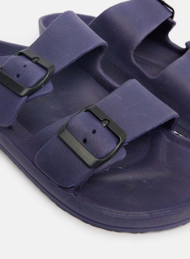 شباشب نسائية بإبزيم مزدوج وشرائح قابلة للتعديل - Image 4